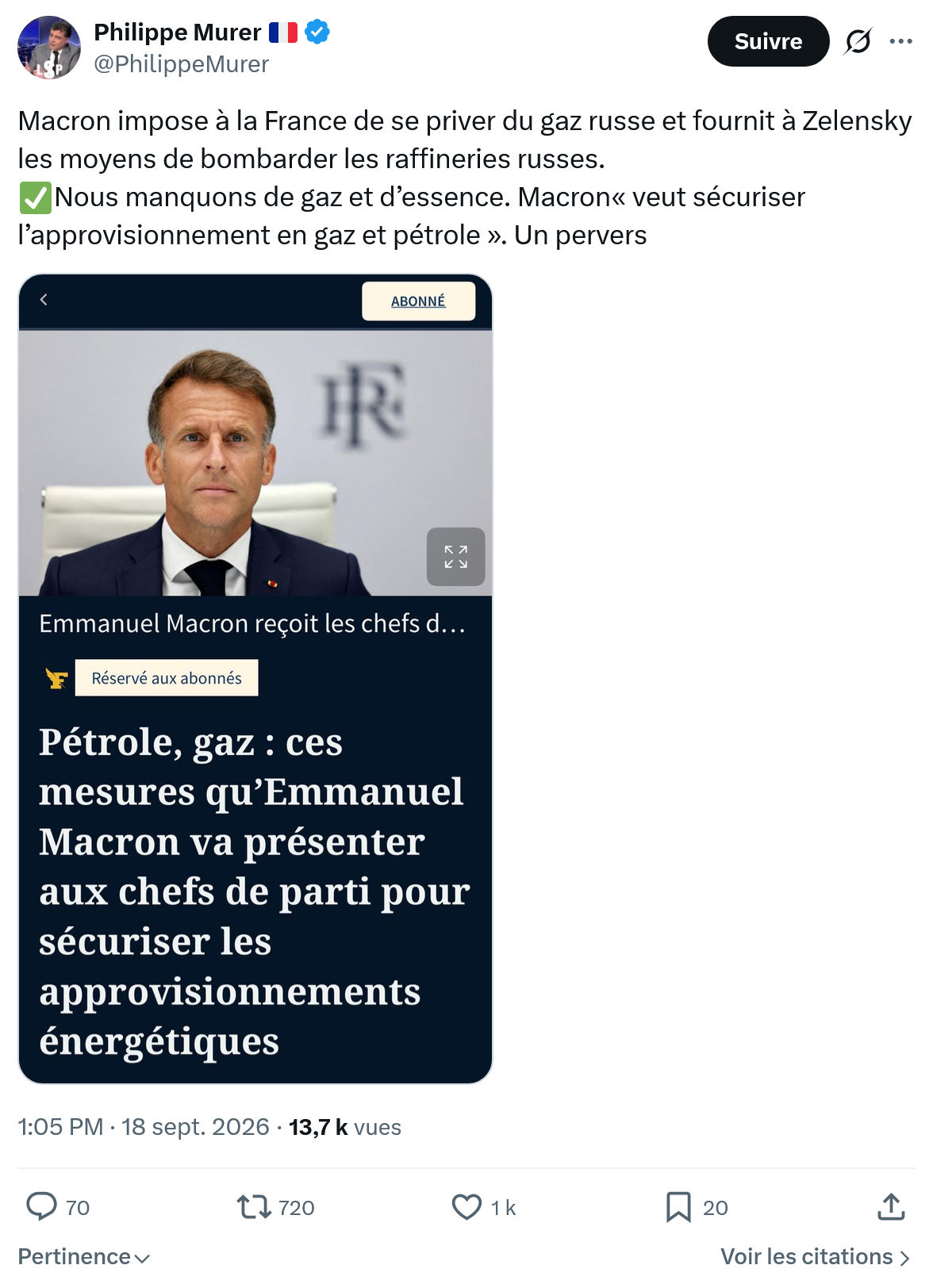 Philippe Murer: Macron impose à la France...