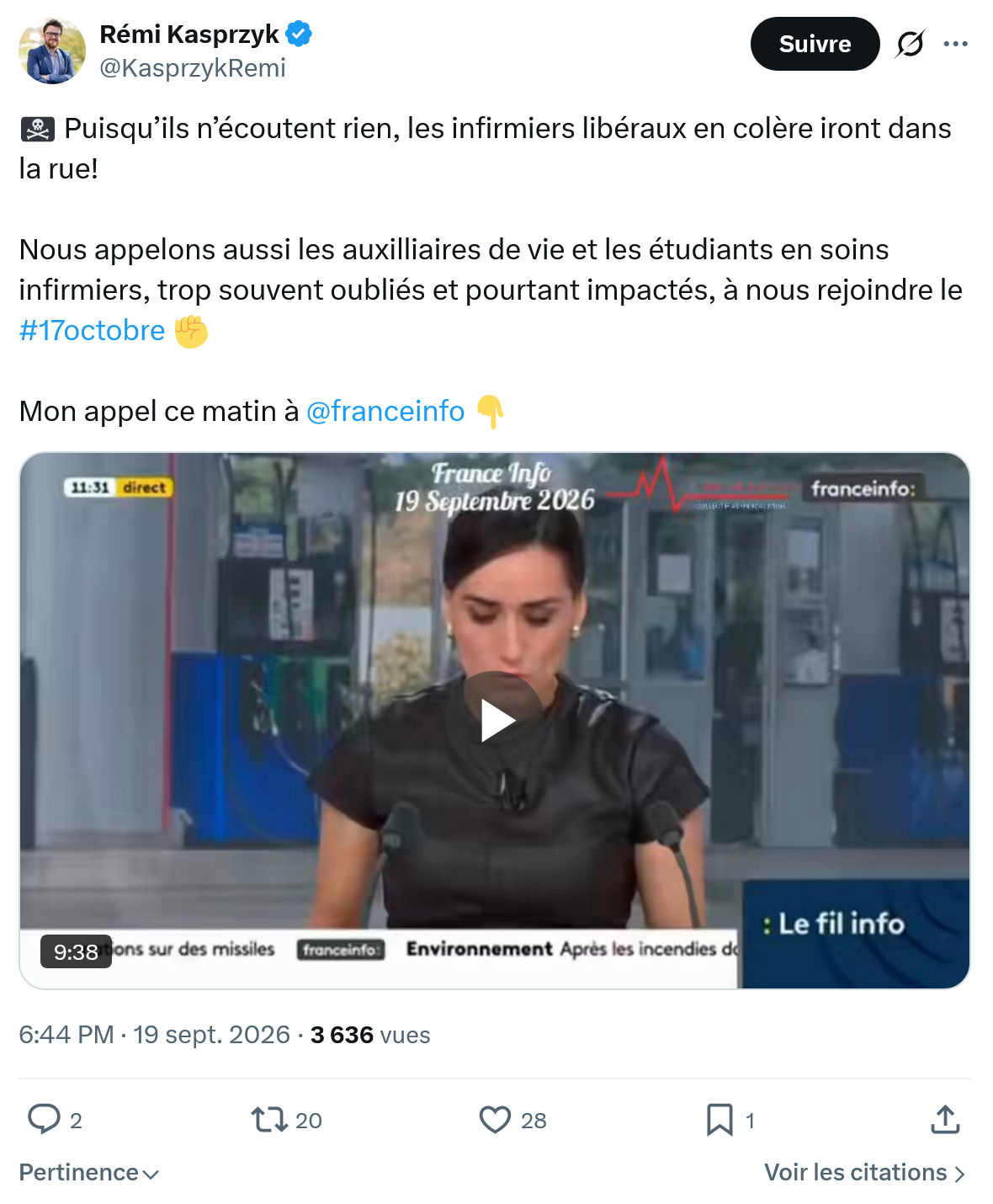 Rémi Kasprzyk: Puisqu’ils n’écoutent rien...