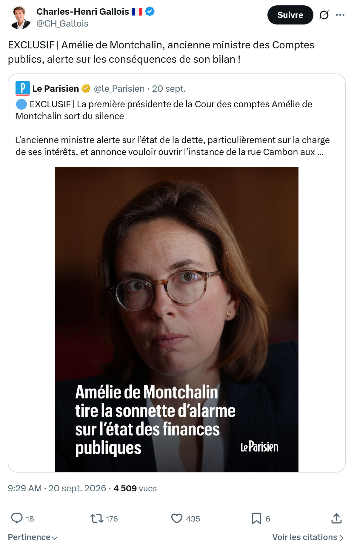 Charles-Henri Gallois: EXCLUSIF | Amélie de Montchalin...