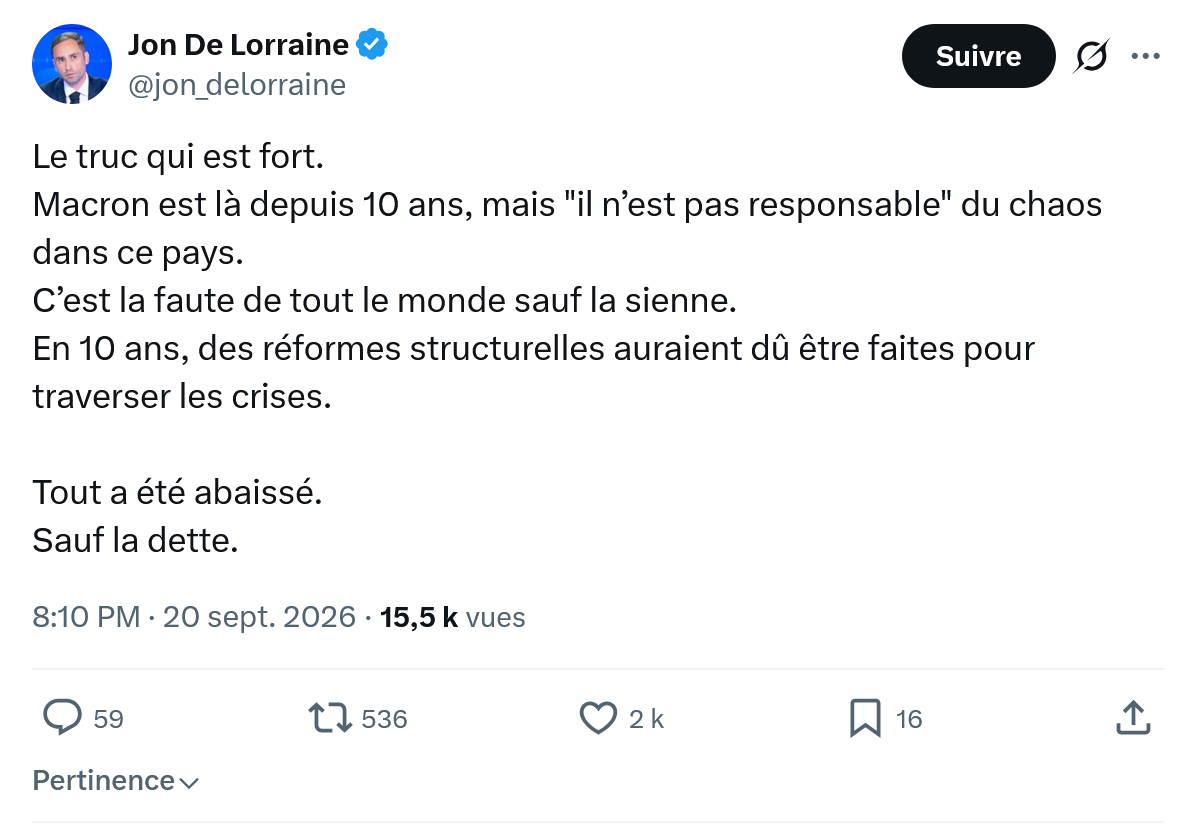 Jon De Lorraine: Le truc qui est fort...
