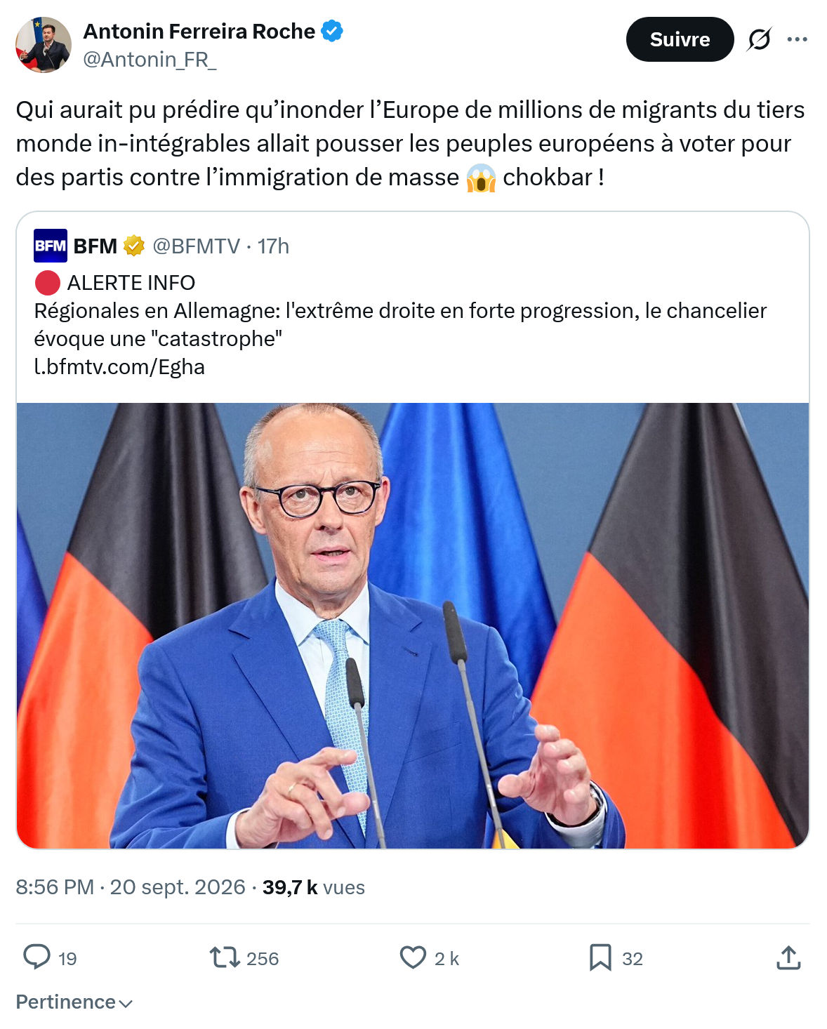 Antonin Ferreira Roche: Qui aurait pu prédire qu’inonder...