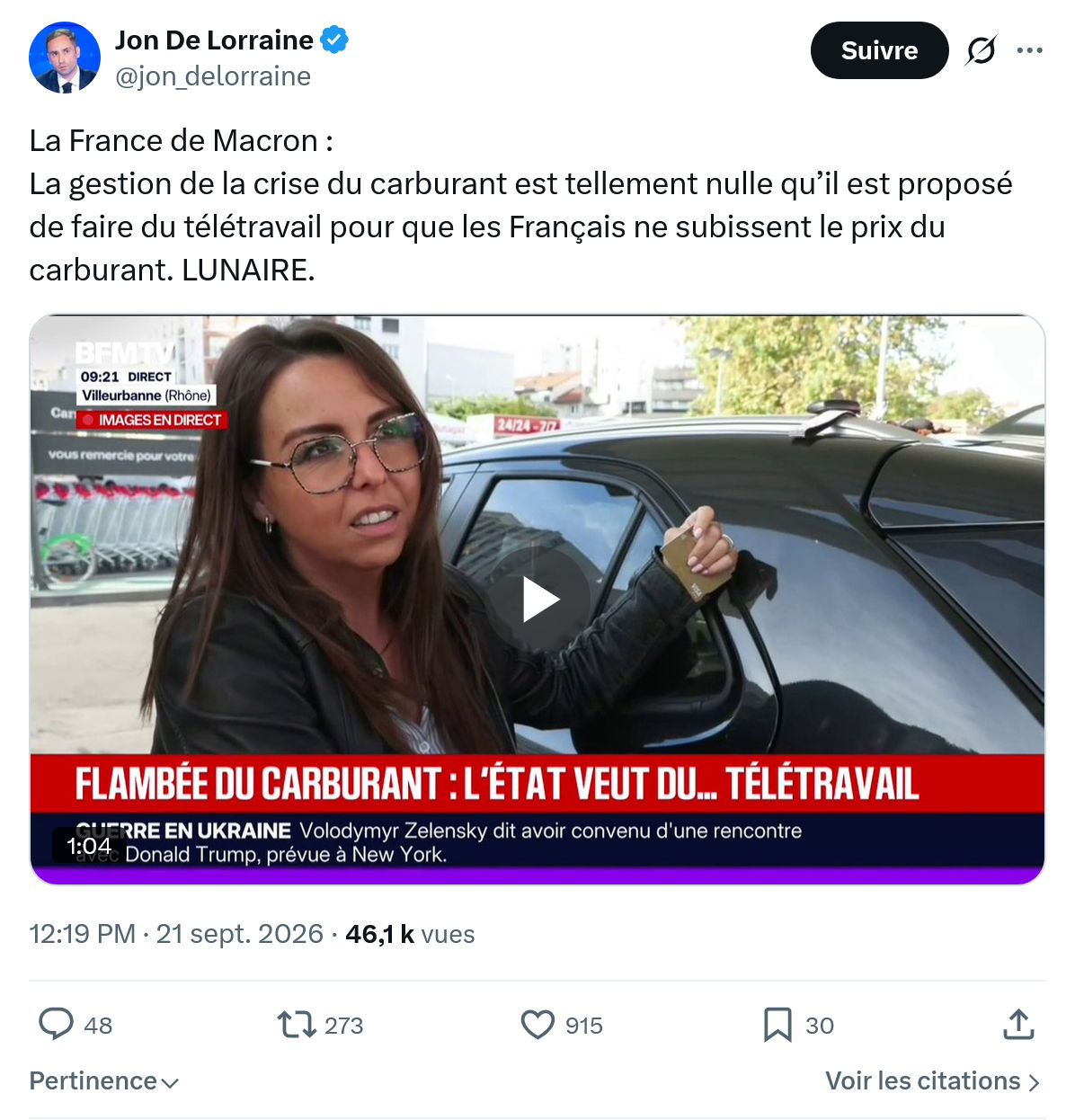 Jon De Lorraine: La France de Macron...