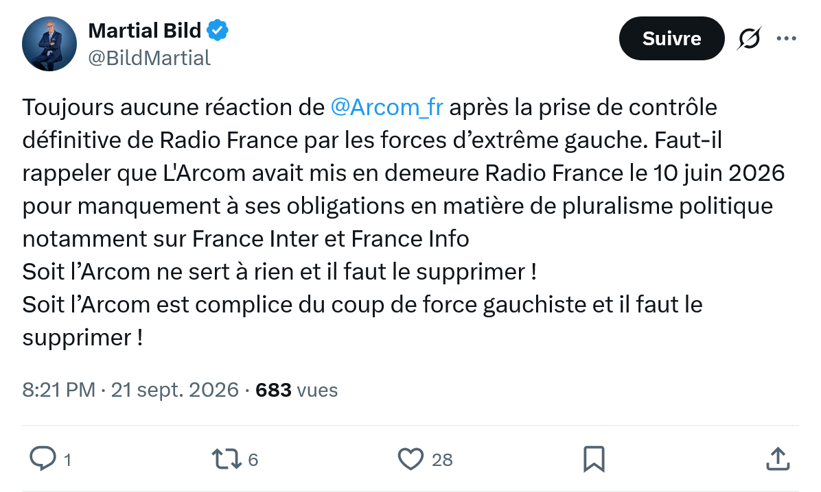 Martial Bild: Toujours aucune réaction...