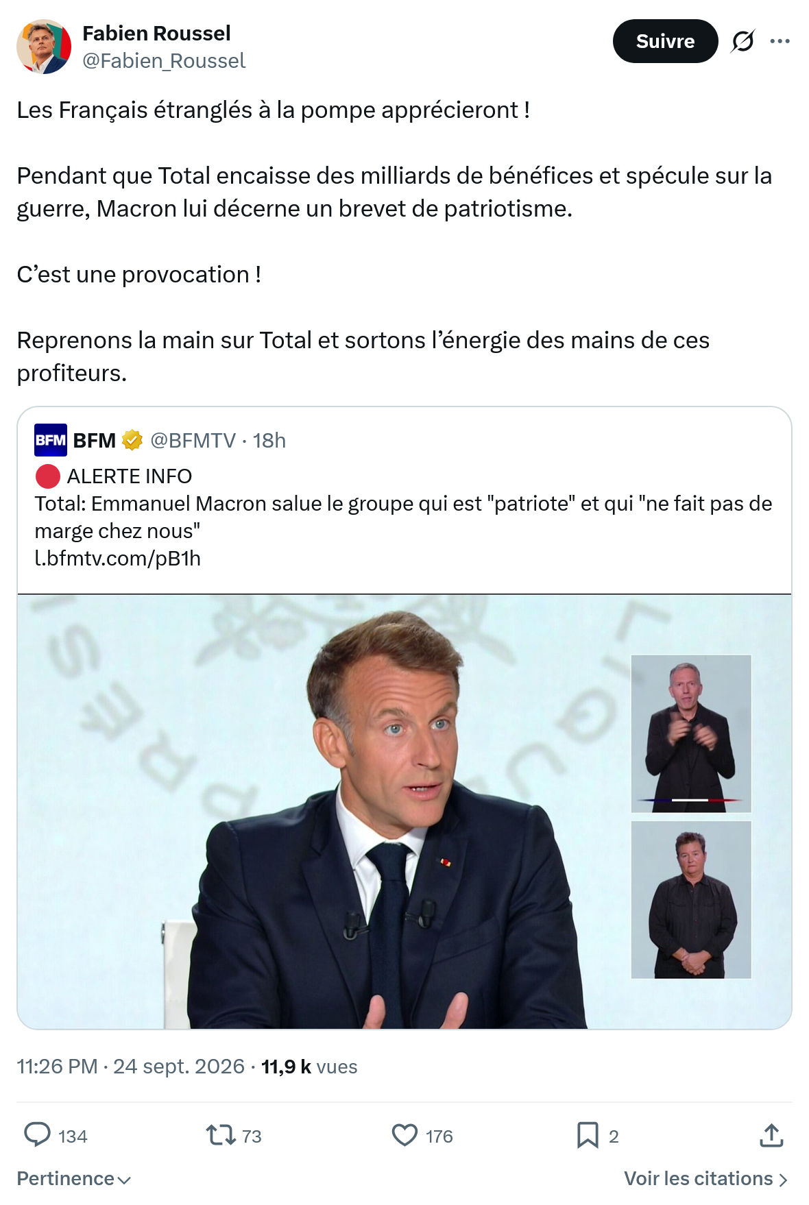Fabien Roussel: Les Français étranglés...