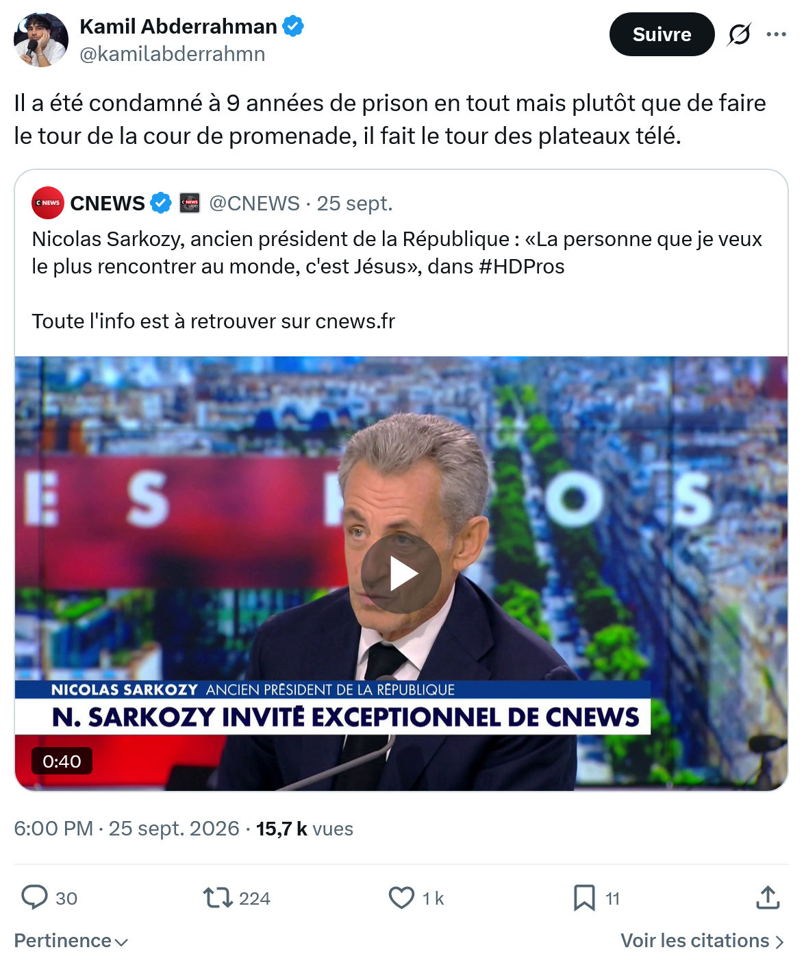 Kamil Abderrahman: Il a été condamné à 9 années...