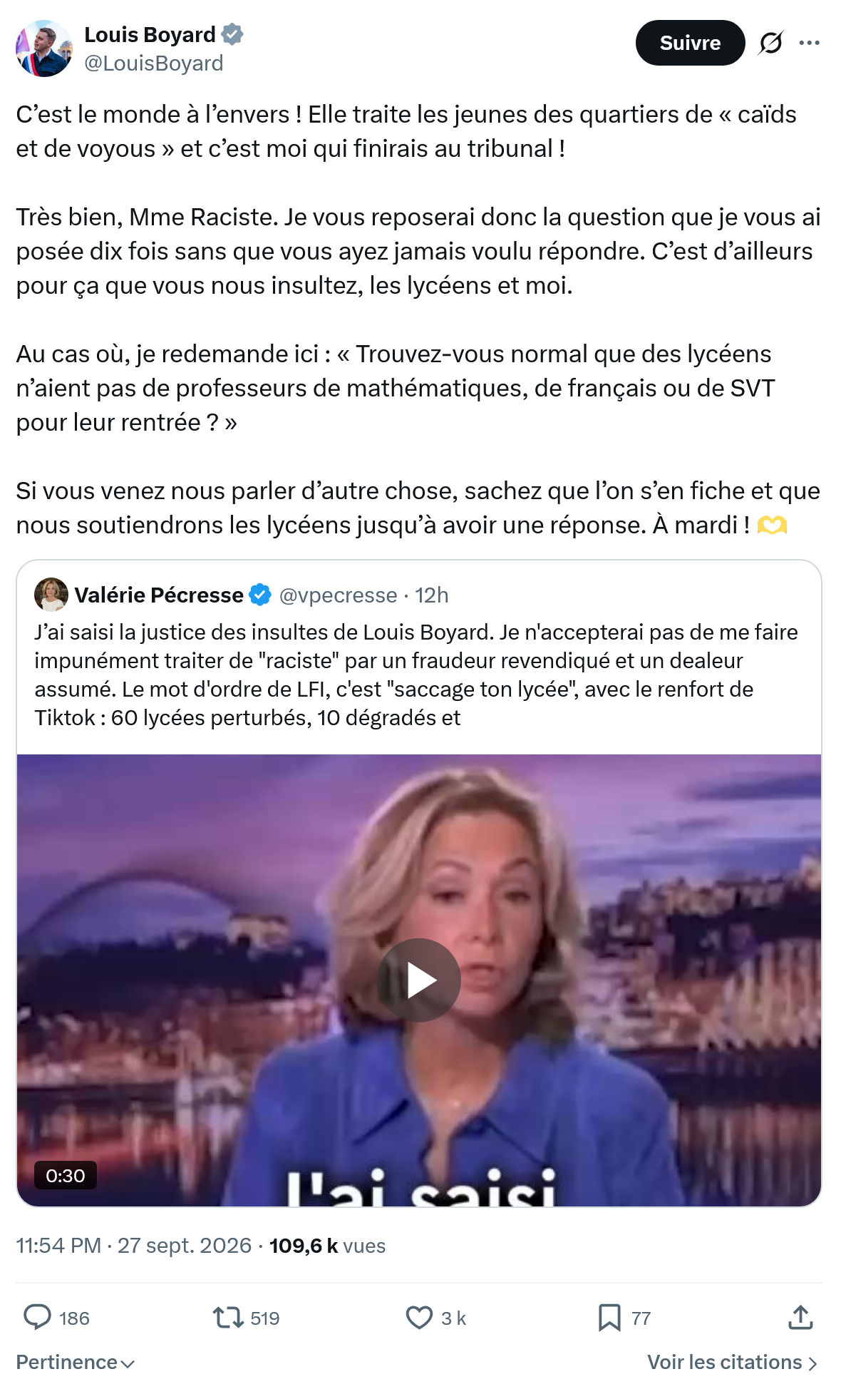 Louis Boyard: C’est le monde à l’envers...
