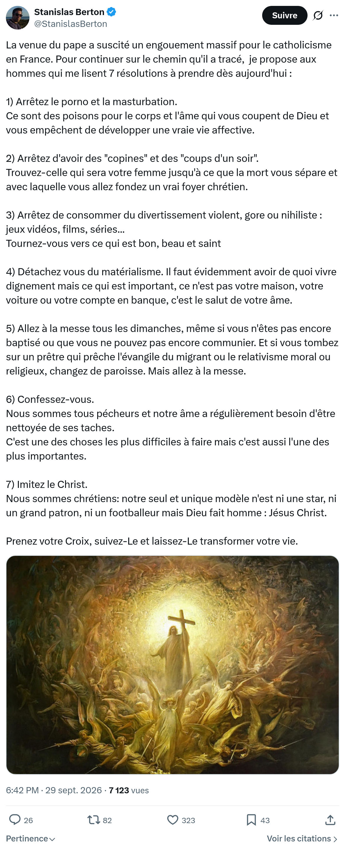 Stanislas Berton: La venue du pape a suscité un engouement...