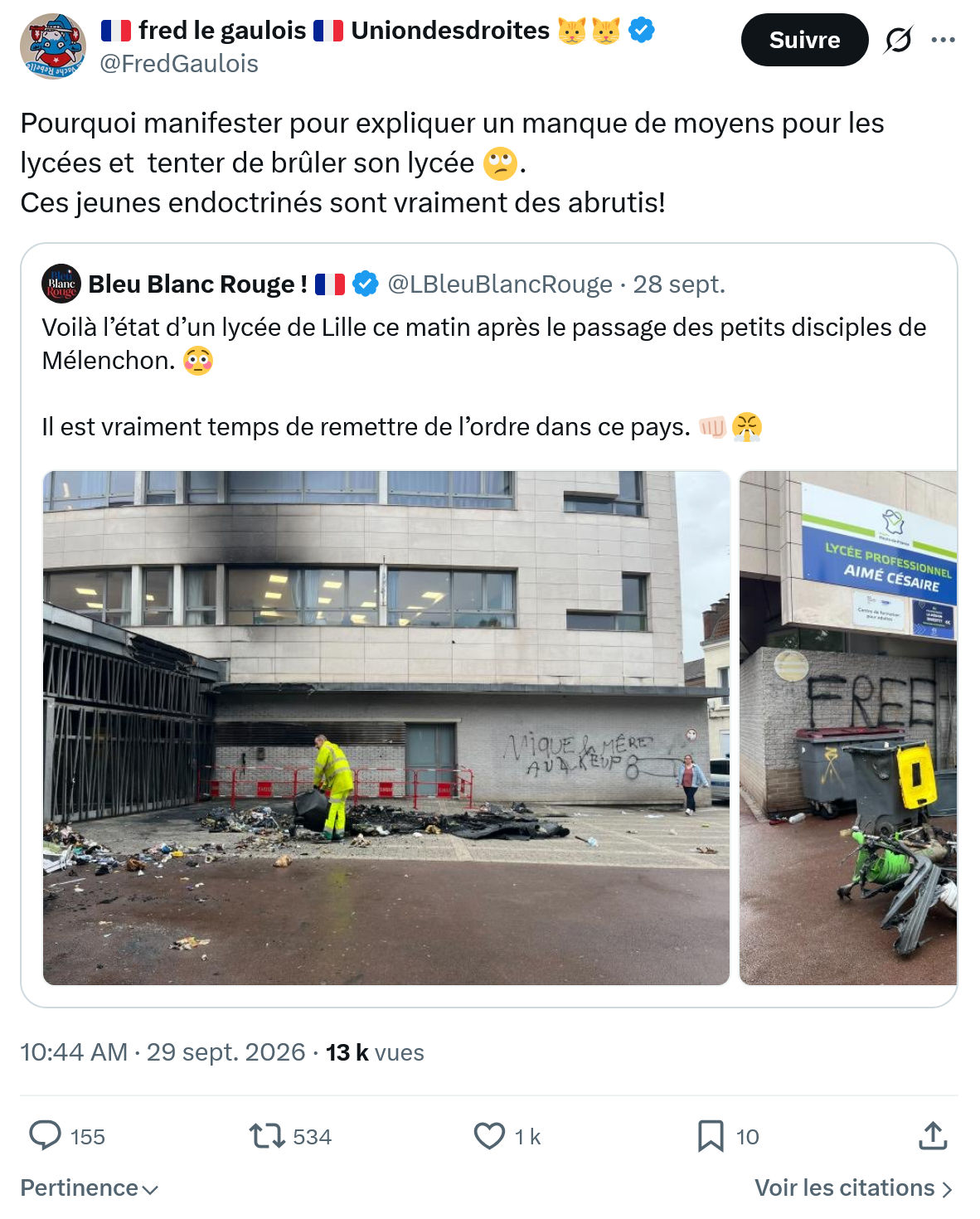 Fred le Gaulois: Pourquoi manifester pour expliquer...