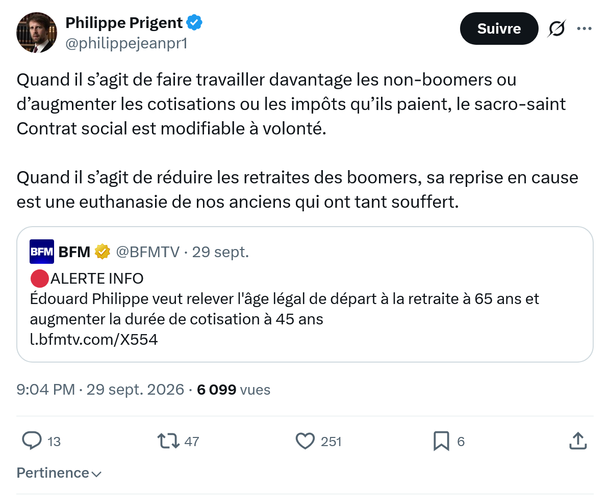 Philippe Prigent: Quand il s’agit de faire travailler...