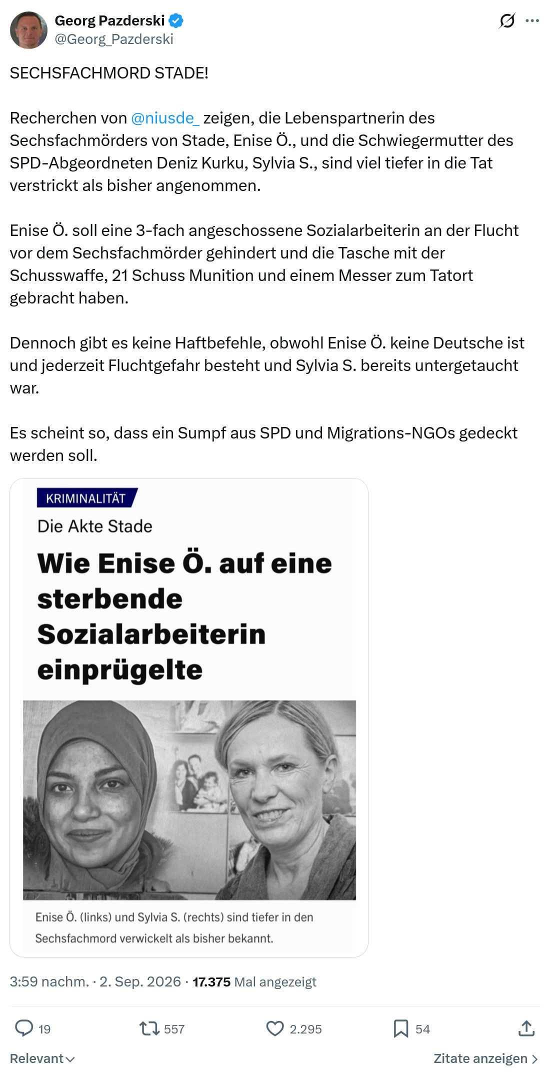 Georg Pazderski: SECHSFACHMORD STADE...