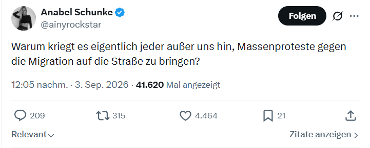 Anabel Schunke: Warum kriegt es eigentlich...