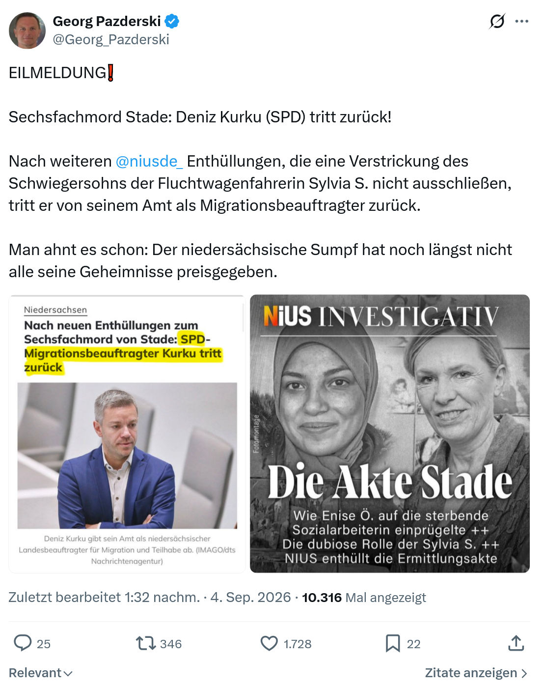 Georg Pazderski: EILMELDUNG...