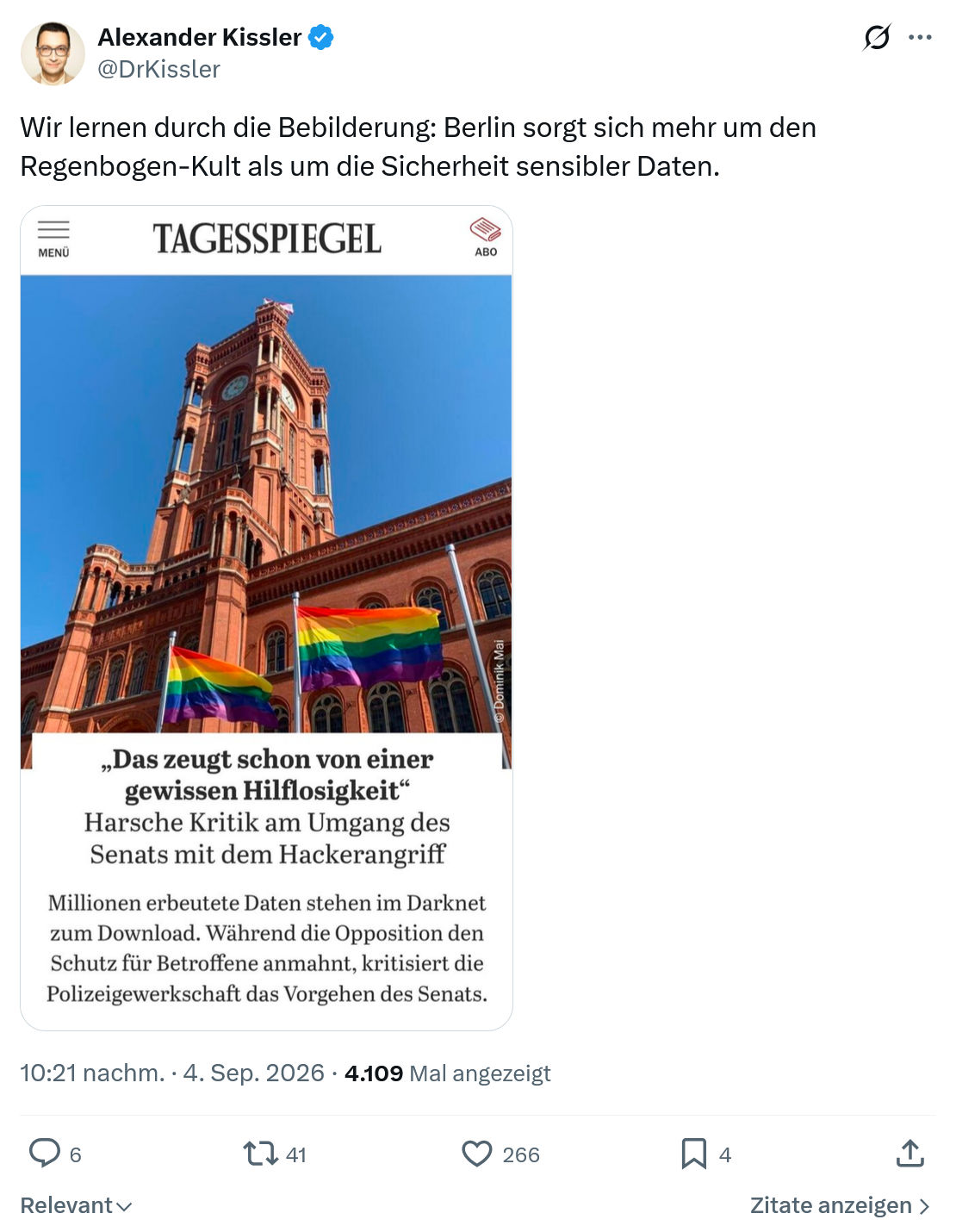Alexander Kissler: Wir lernen durch die Bebilderung...