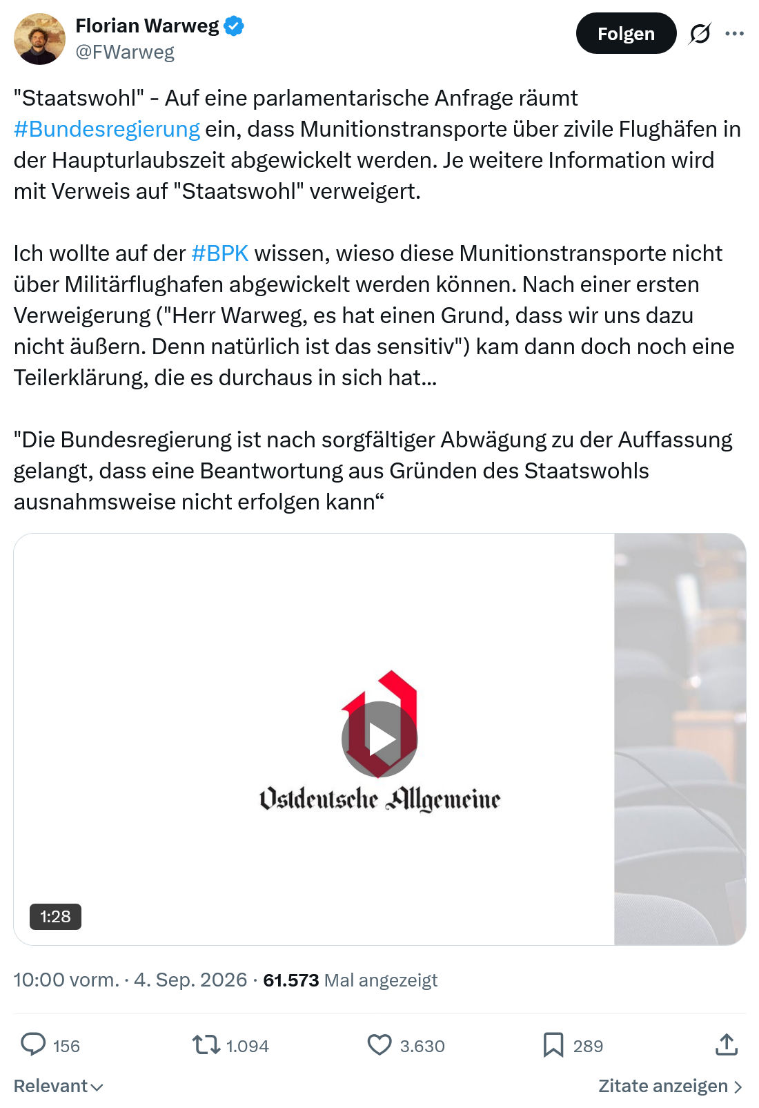 Florian Warweg: "Staatswohl"...