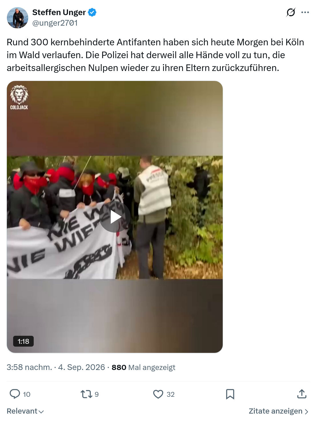 Steffen Unger: Rund 300 kernbehinderte...