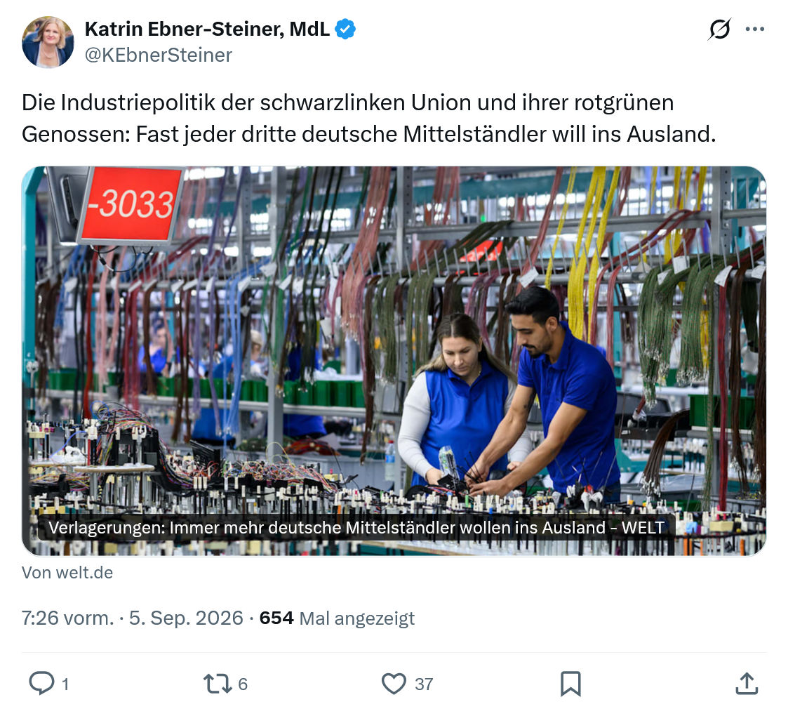 Katrin Ebner-Steiner: Die Industriepolitik der schwarzlinken...