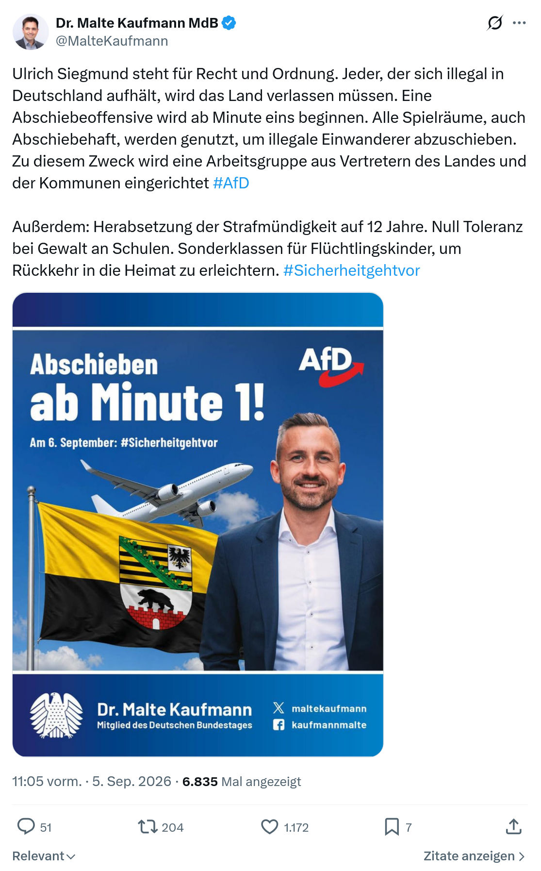 Malte Kaufmann: Ulrich Siegmund steht für Recht...