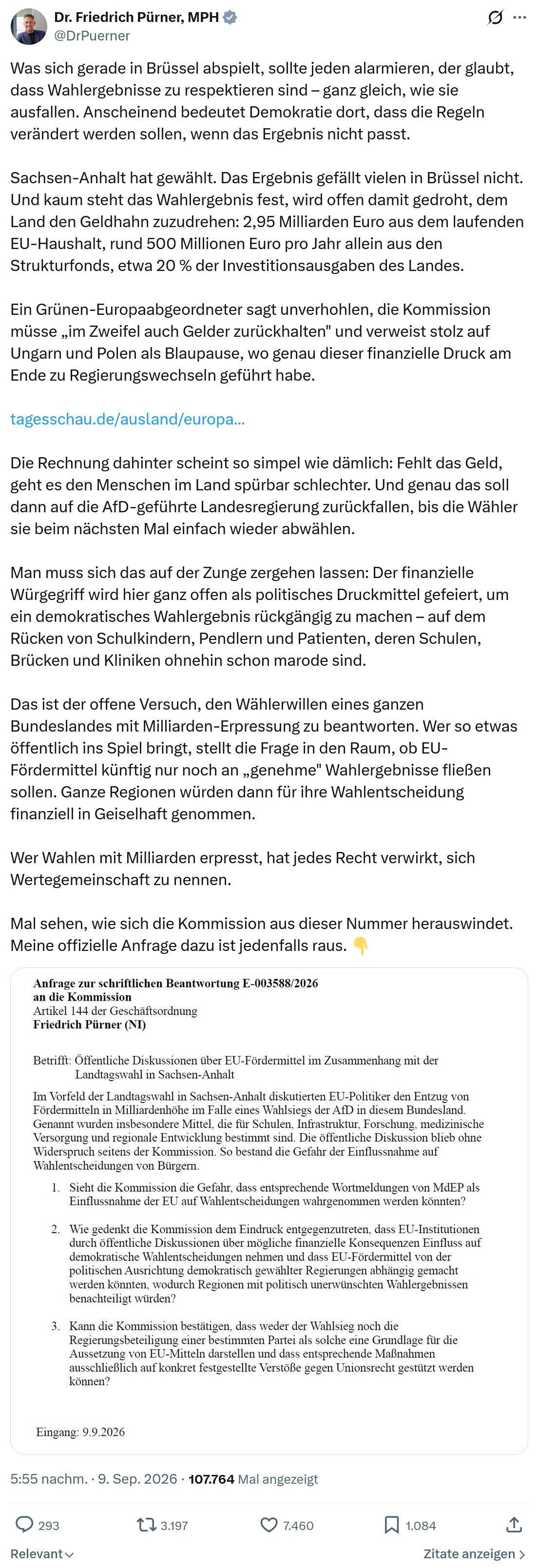 Friedrich Pürner: Was sich gerade in Brüssel abspielt...