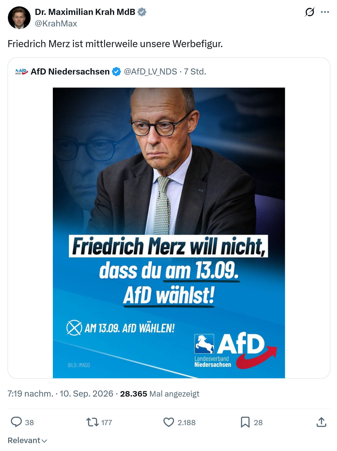 Maximilian Krah: Friedrich Merz ist...