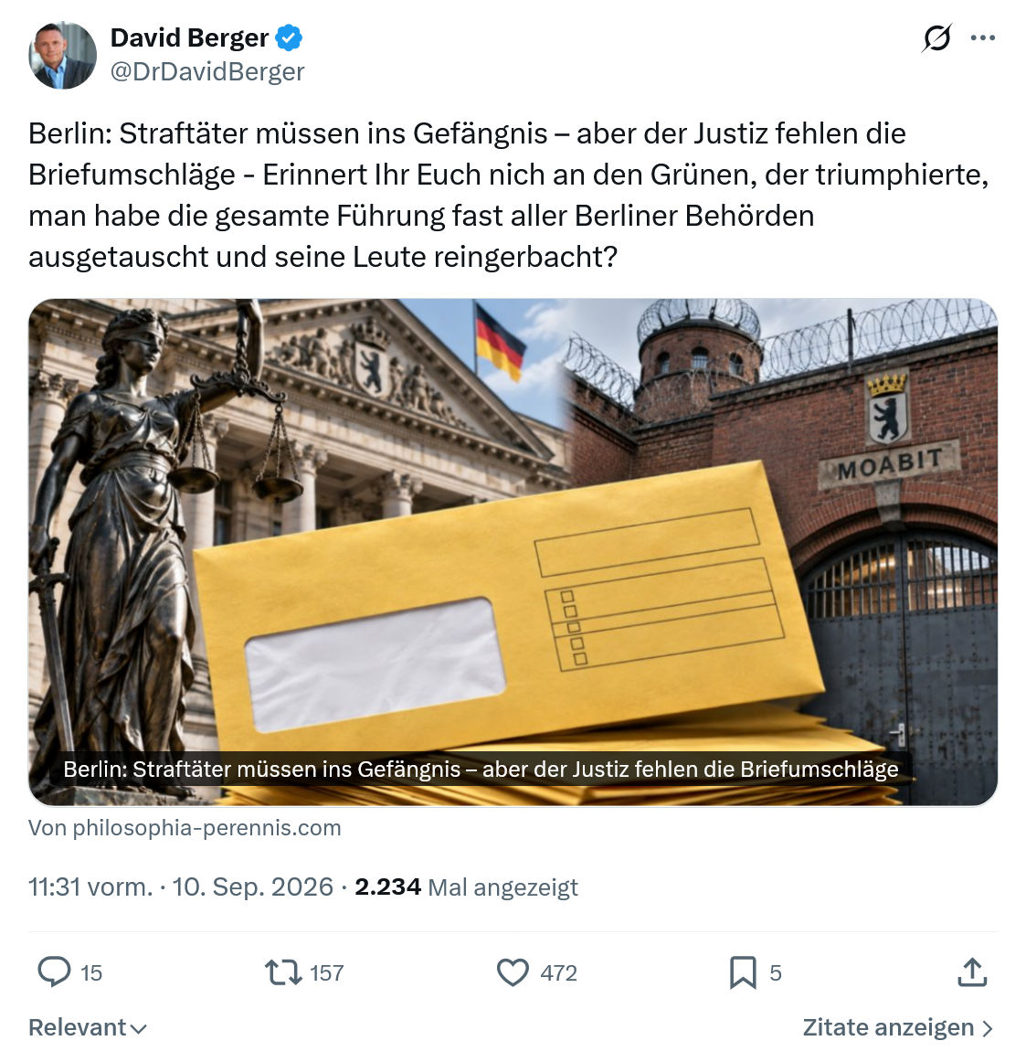 David Berger: Berlin...