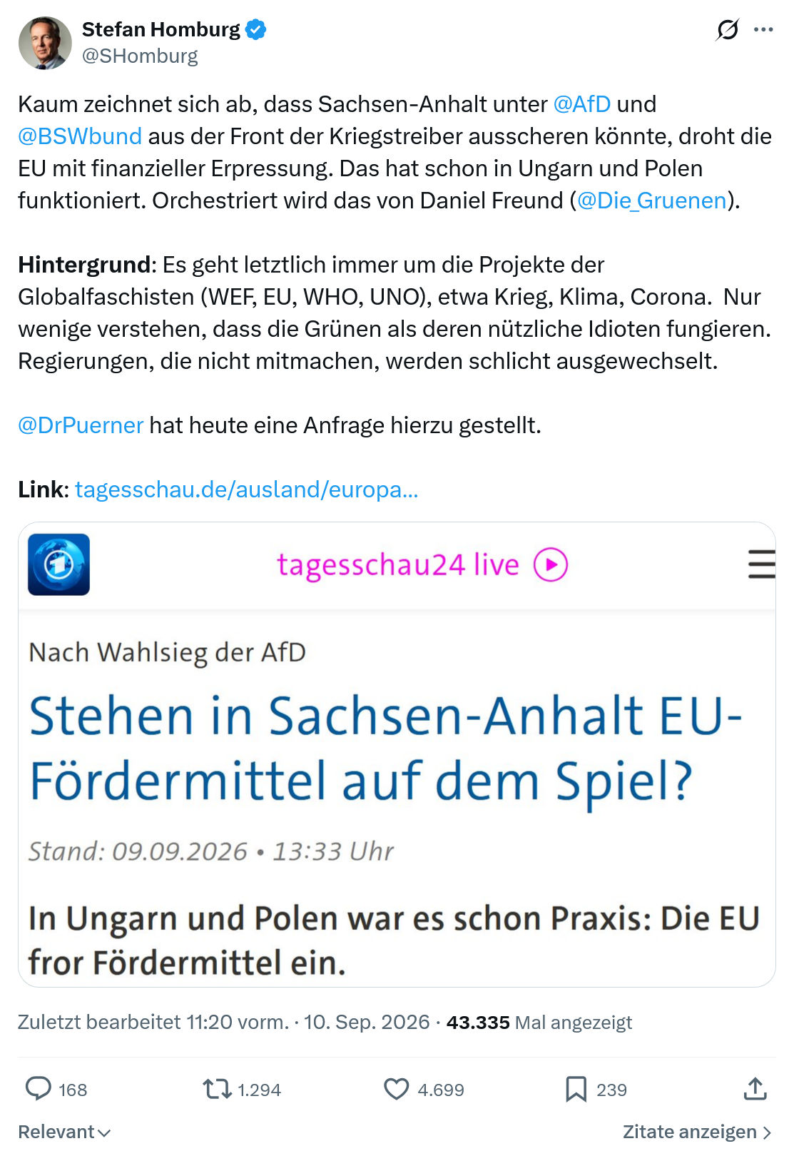 Stefan Homburg: Kaum zeichnet sich ab...
