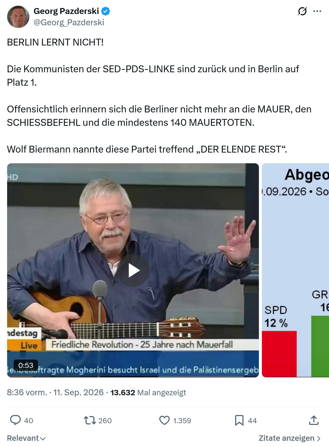 Georg Pazderski: BERLIN LERNT NICHT...