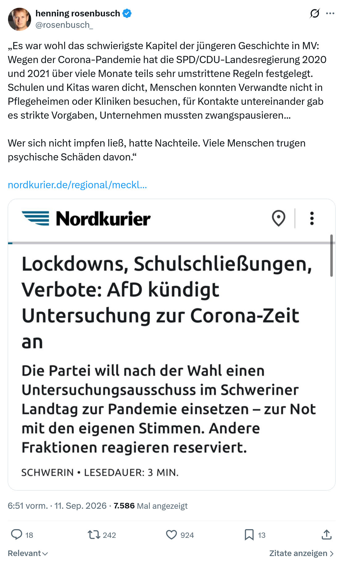 henning rosenbusch: Es war wohl das schwierigste Kapitel...