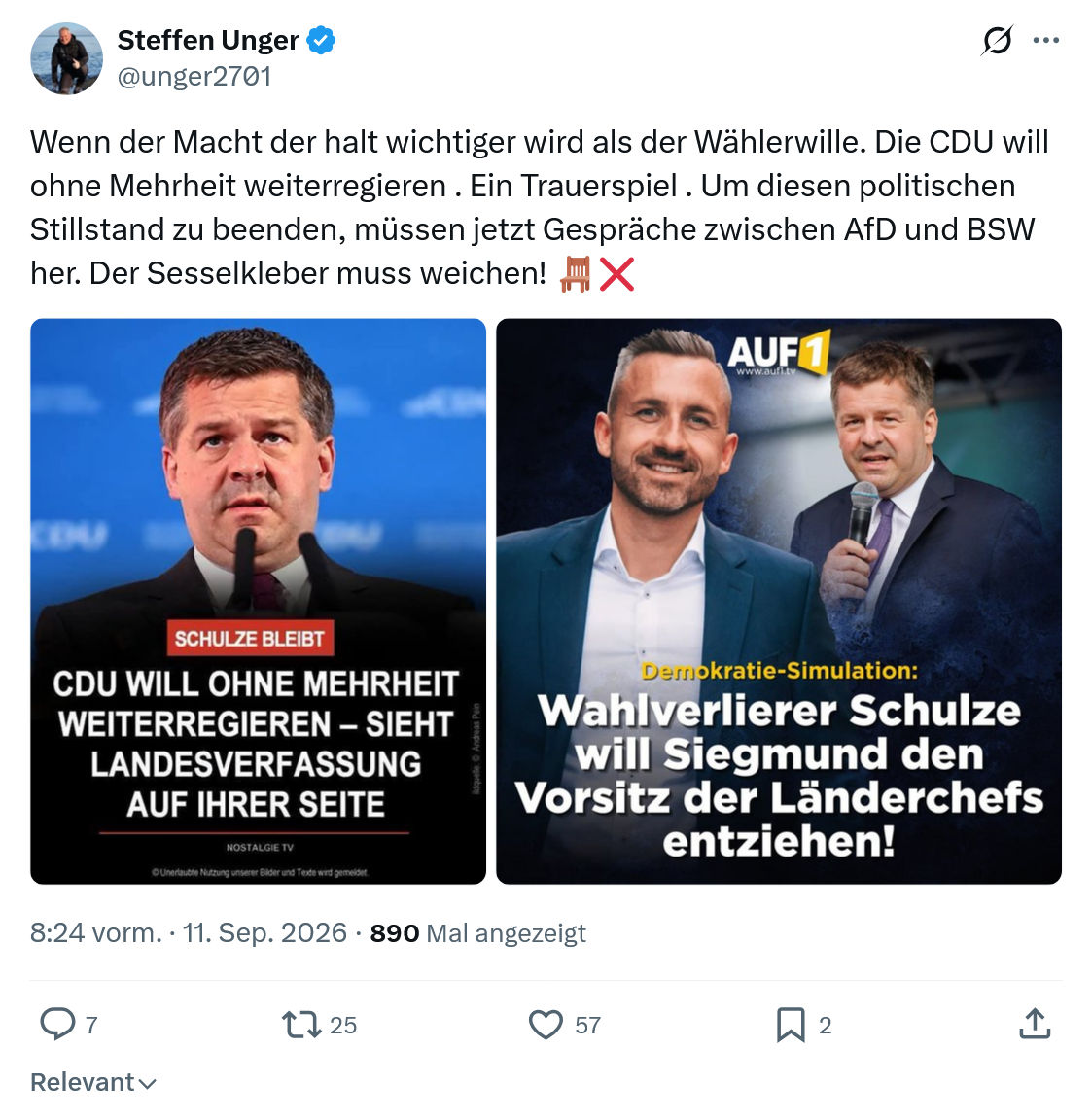 Steffen Unger: Wenn der Macht...