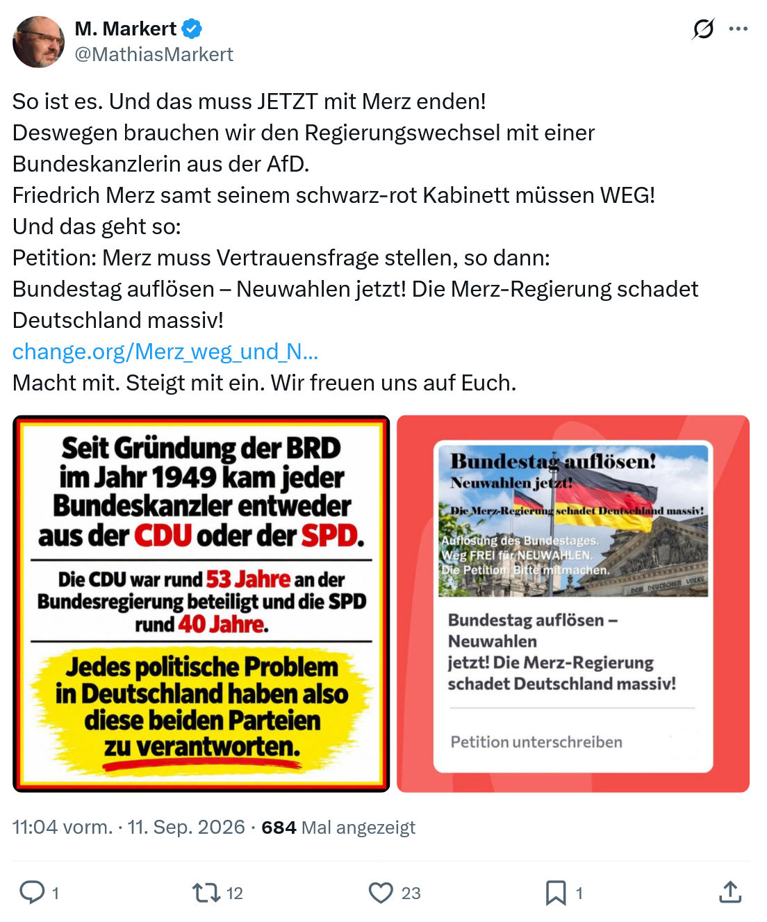 Mathias Markert: So ist es...