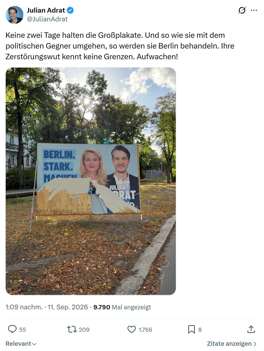 Julian Adrat: Keine zwei Tage...