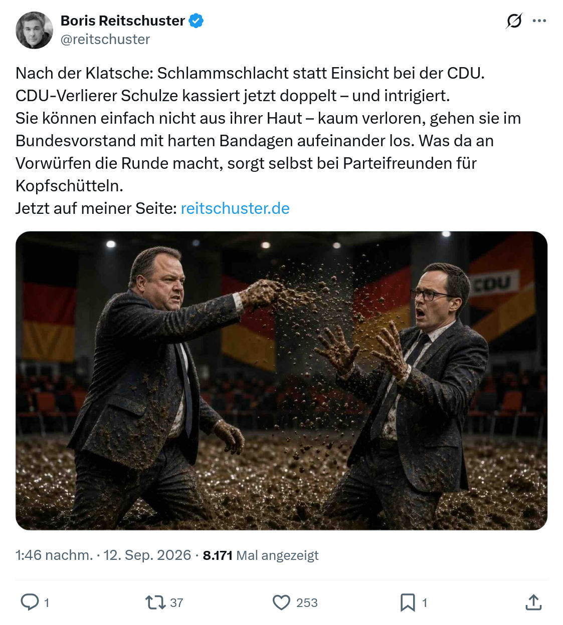 Boris Reitschuster: Nach der Klatsche...