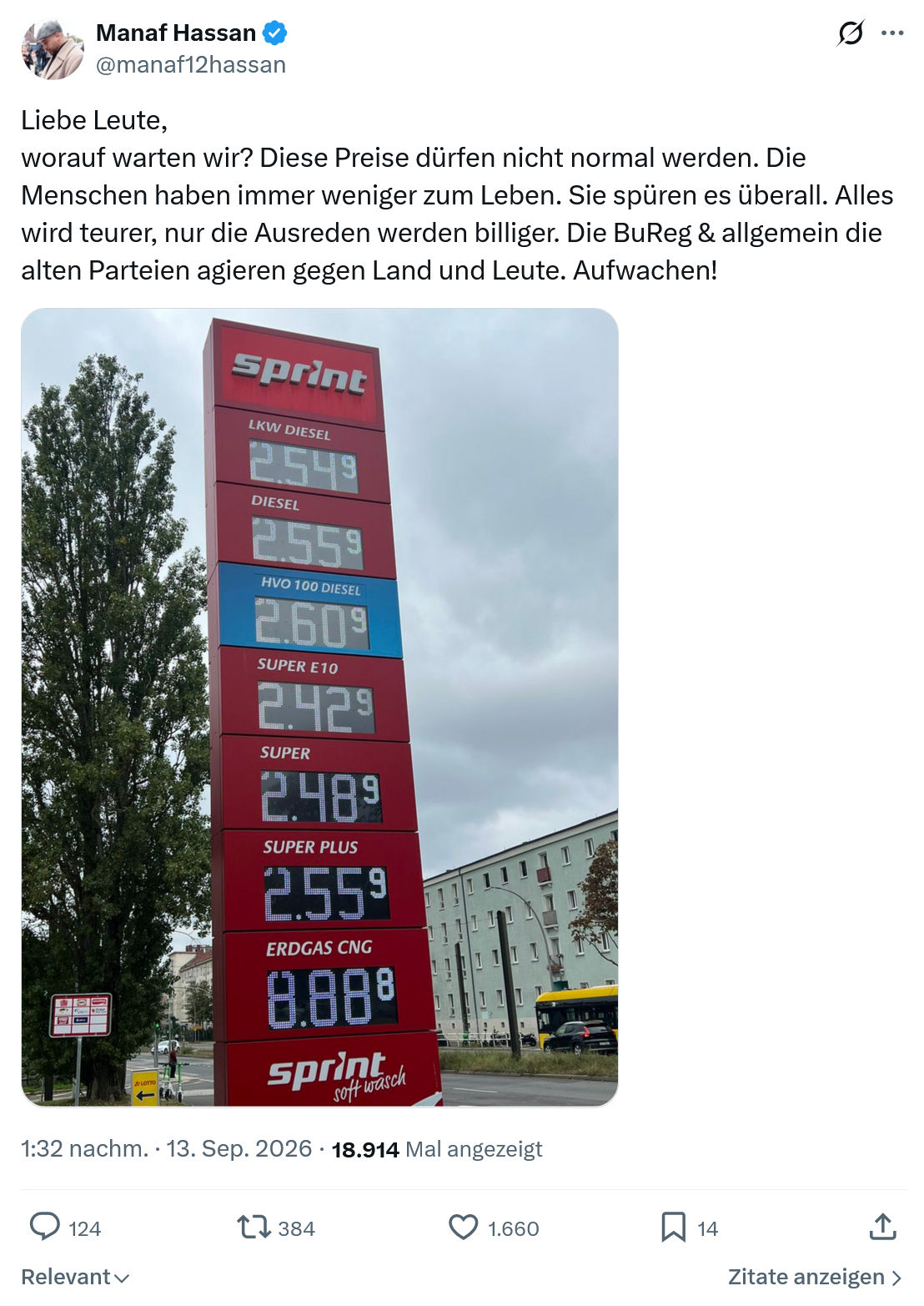 Manaf Hassan: Liebe Leute, worauf warten wir...