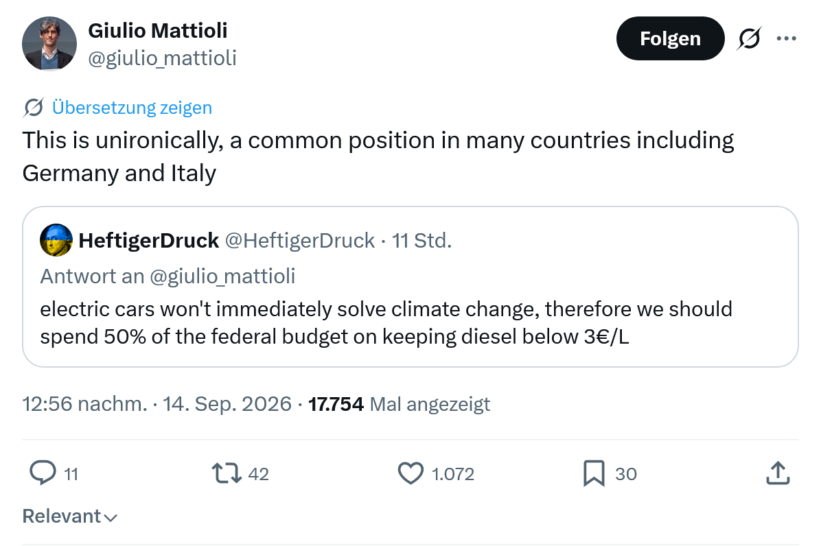 Giulio Mattioli: This is unironically...