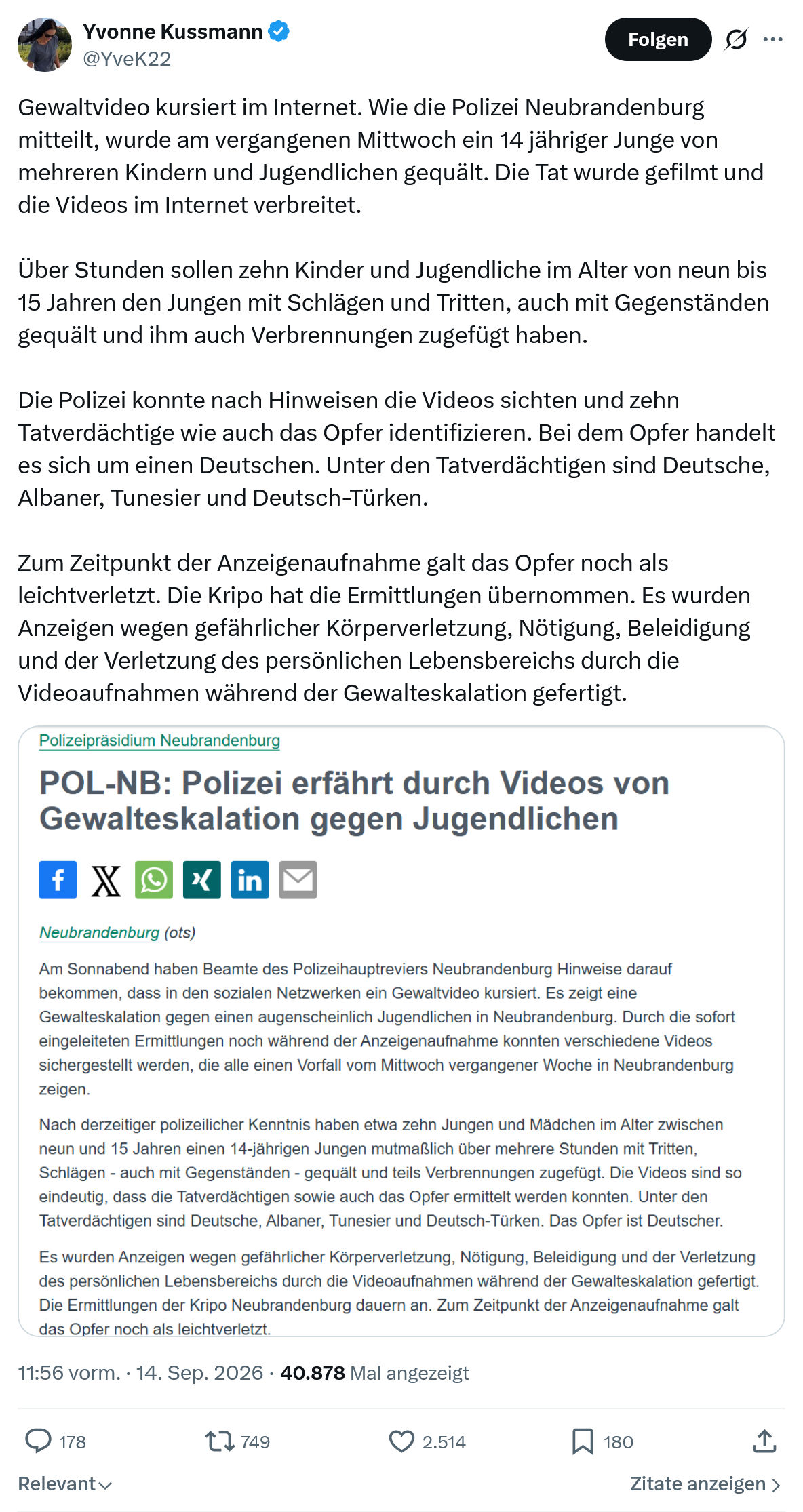 Yvonne Kussmann: Gewaltvideo kursiert im Internet...