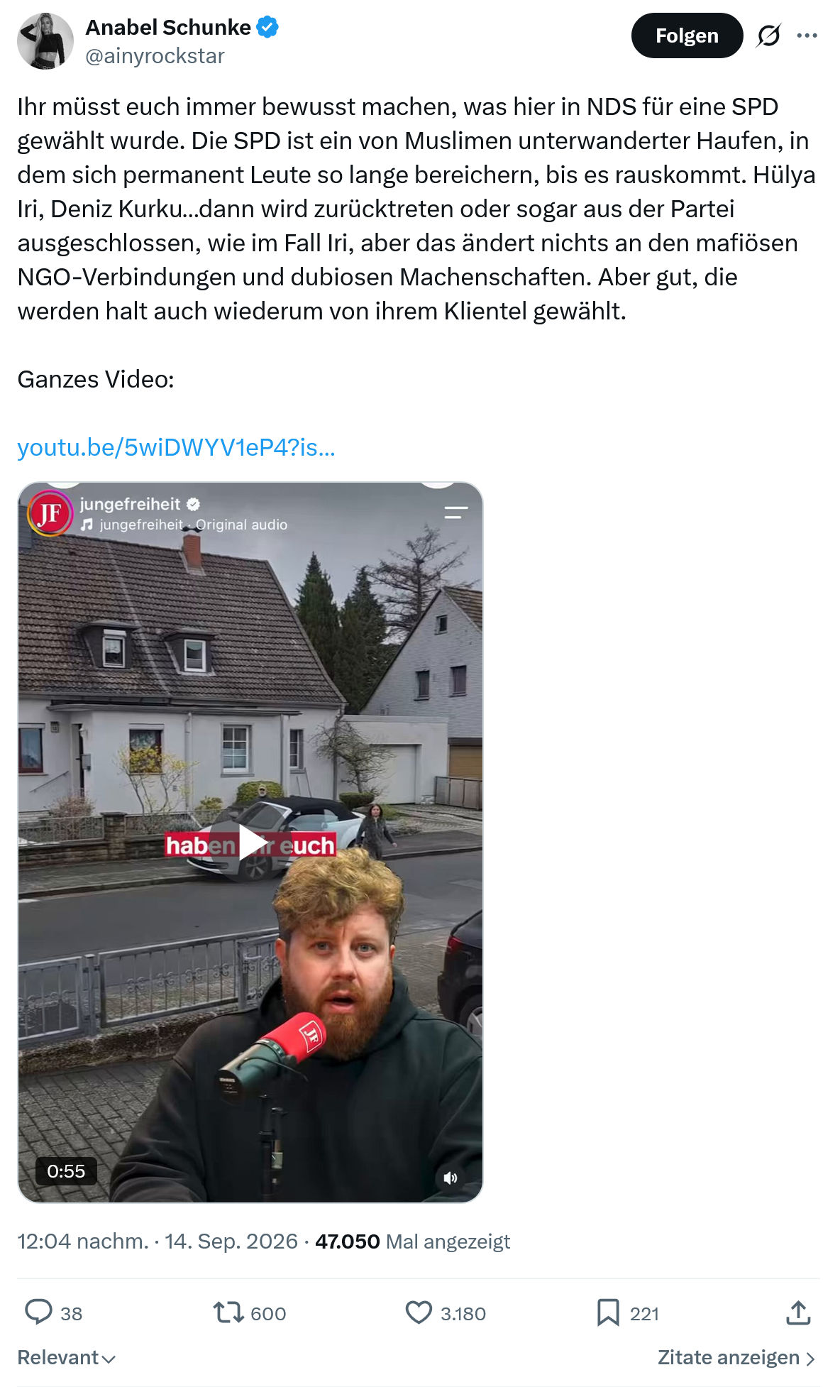 Anabel Schunke: Ihr müsst euch immer bewusst machen...