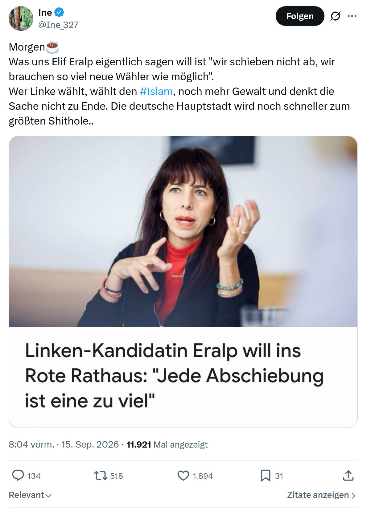 Ine: Was uns Elif Eralp eigentlich sagen...