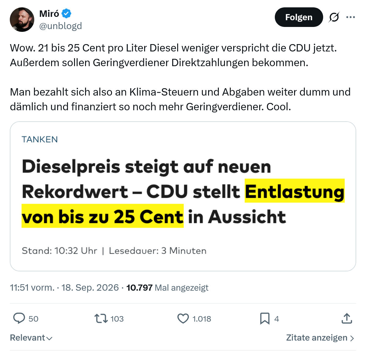Miro Wolsfeld: Wow...
