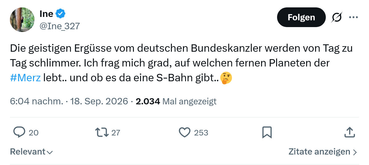 Ine: Die geistigen Ergüsse...