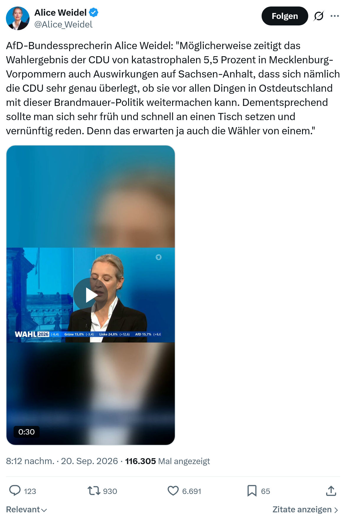 Alice Weidel: AfD-Bundessprecherin Alice Weidel...