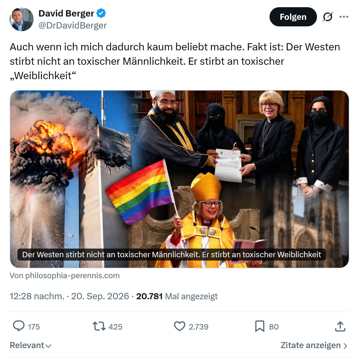 David Berger: Auch wenn ich mich dadurch...