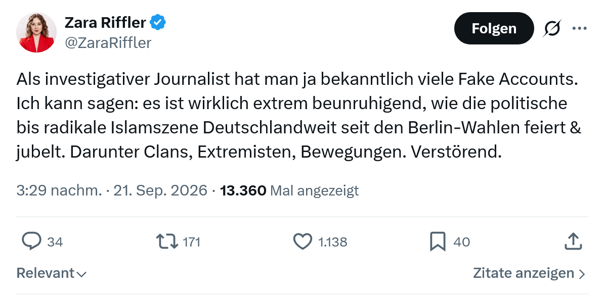Zara Riffler: Als investigativer Journalist...
