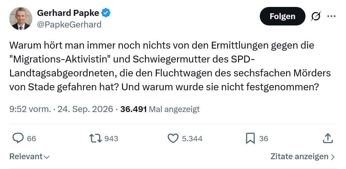 Gerhard Papke: Warum hört man immer...