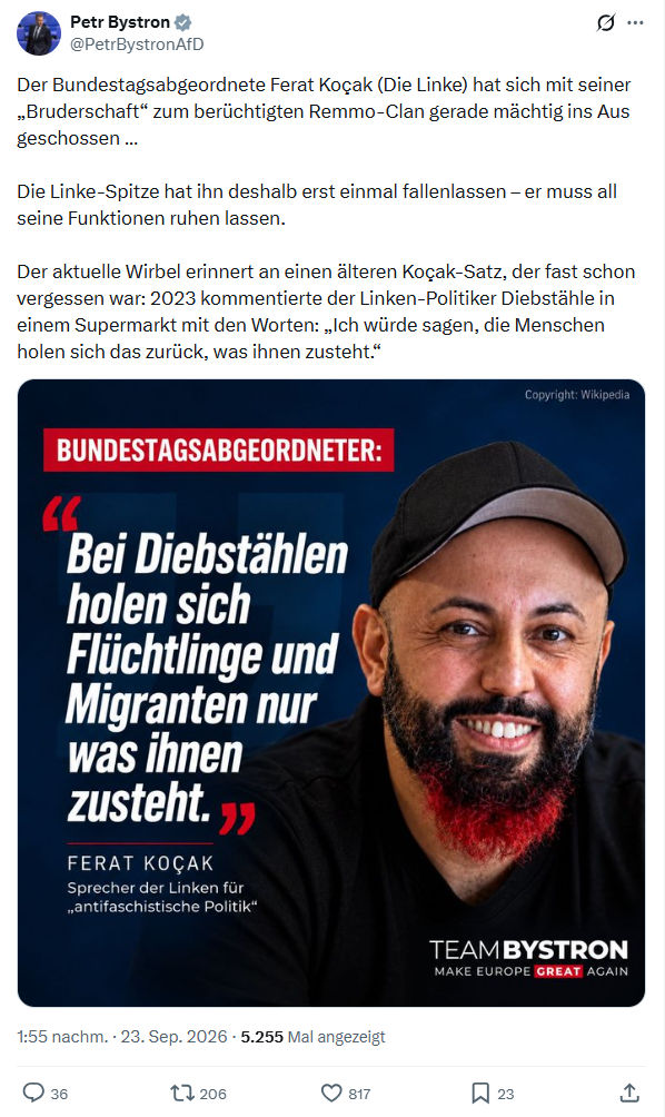 Petr Bystron: Der Bundestagsabgeordnete...