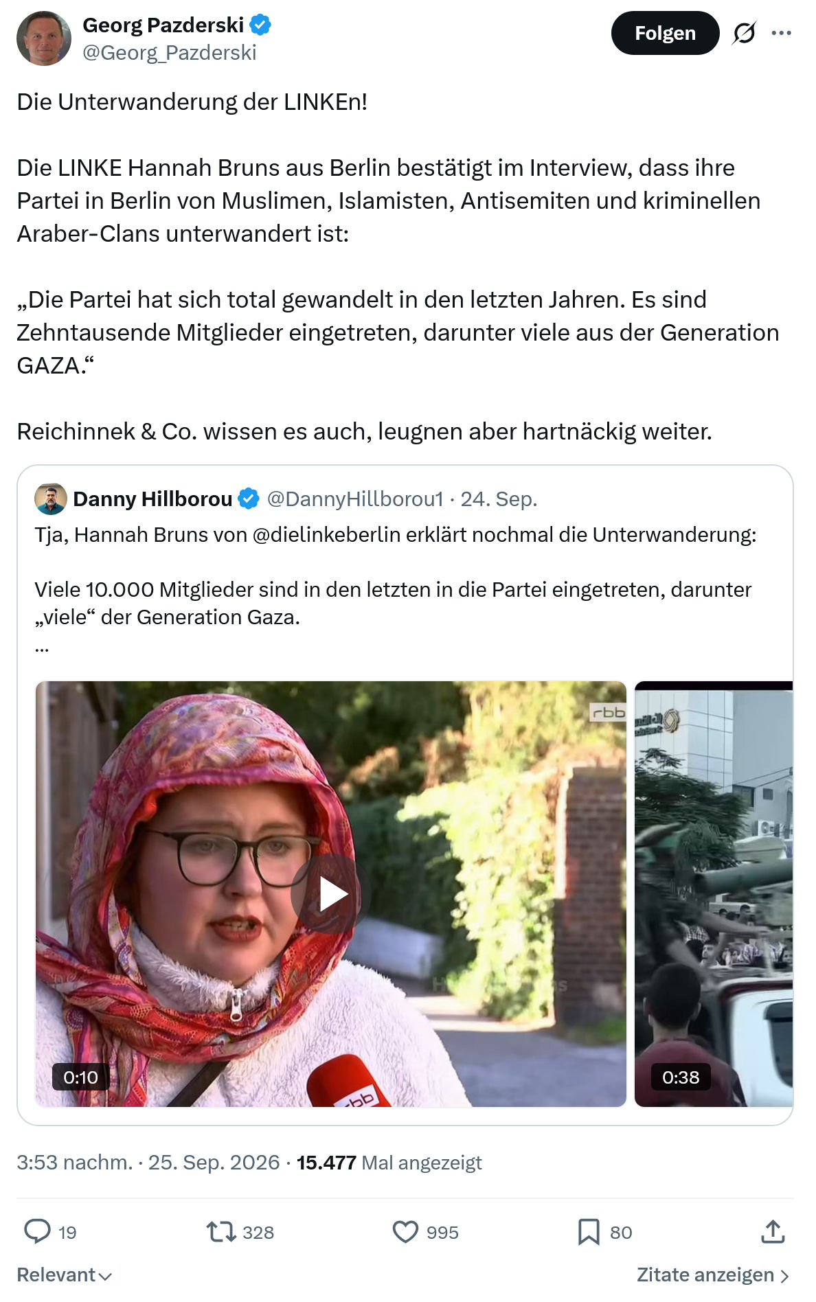 Georg Pazderski: Die Unterwanderung...