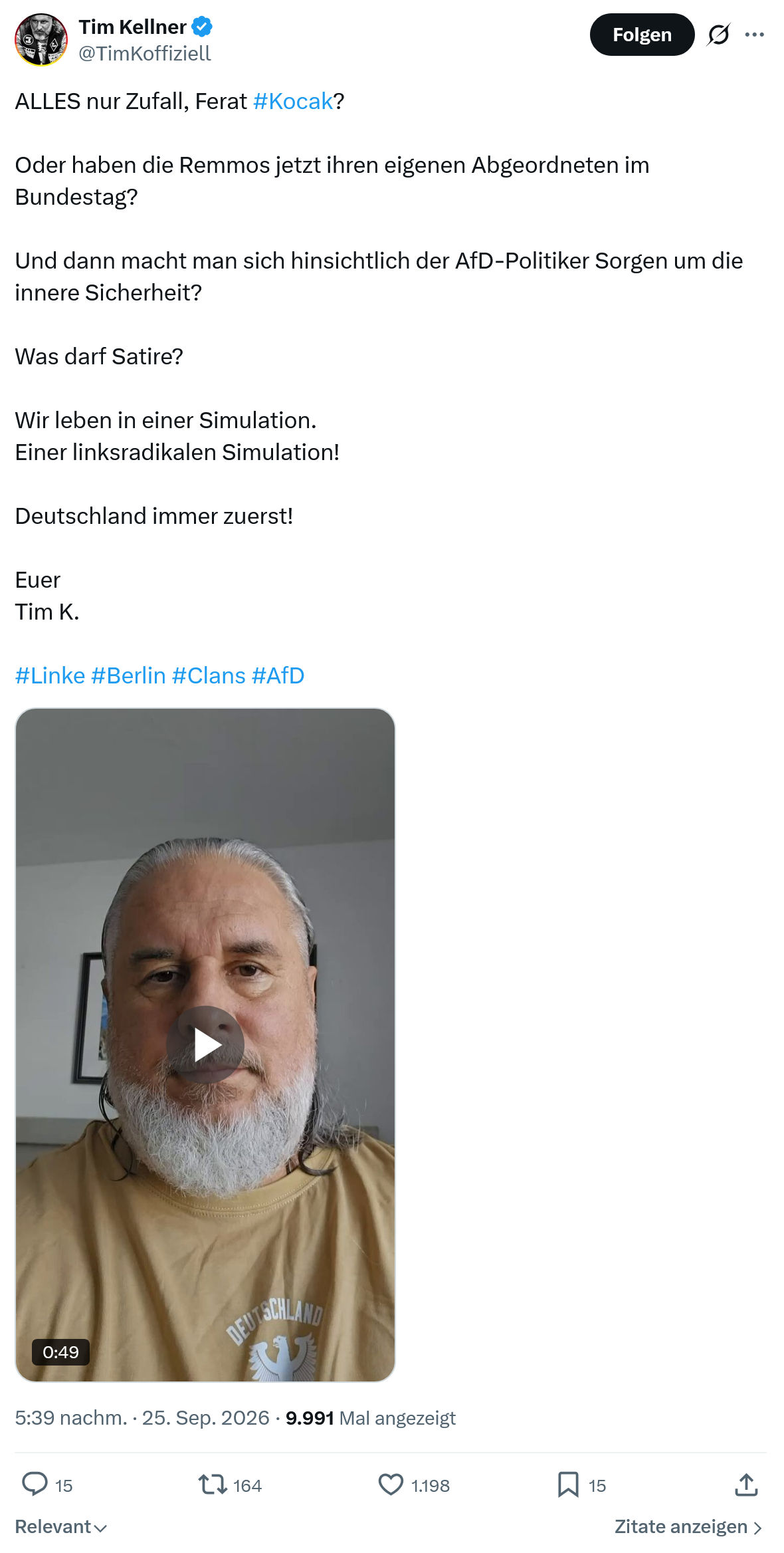 Tim Kellner: ALLES nur Zufall...