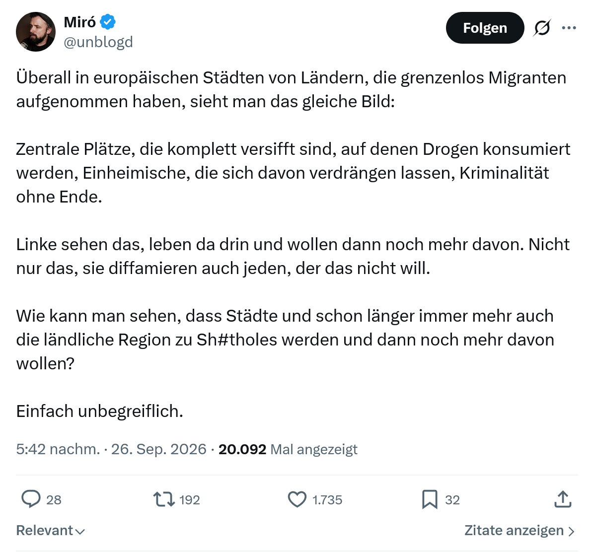 Miro Wolsfeld: Überall in europäischen Städten...