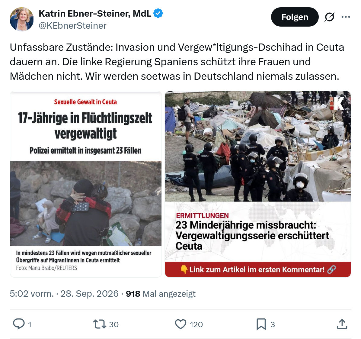 Katrin Ebner-Steiner: Unfassbare Zustände...