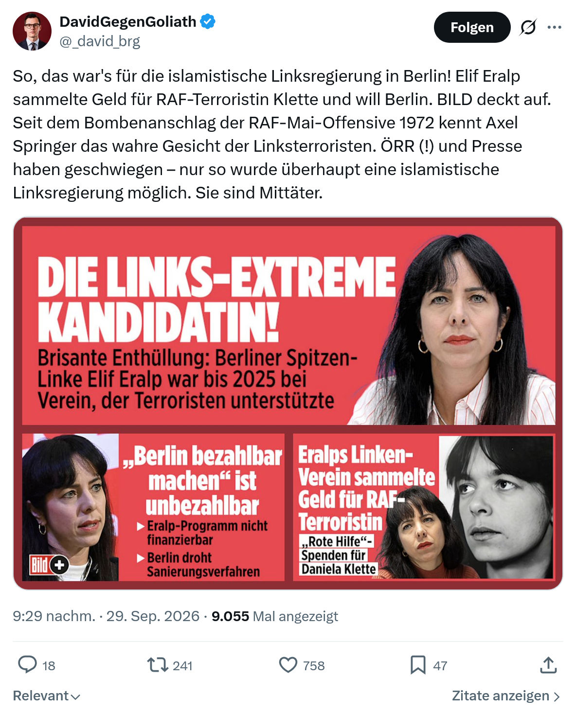 David Gegen Goliath: So, das war's für die islamistische...