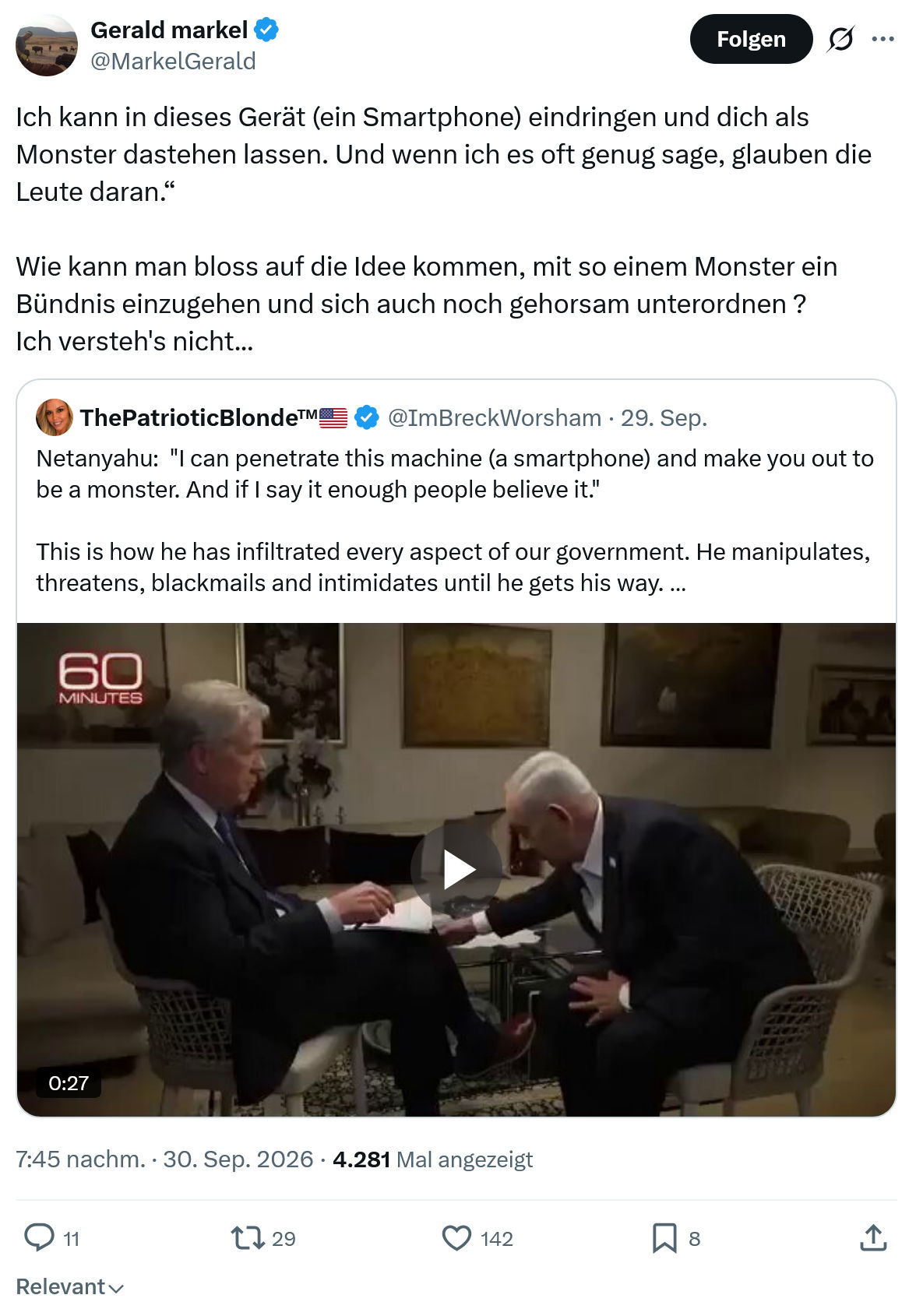 Gerald Markel: Ich kann in dieses Gerät...