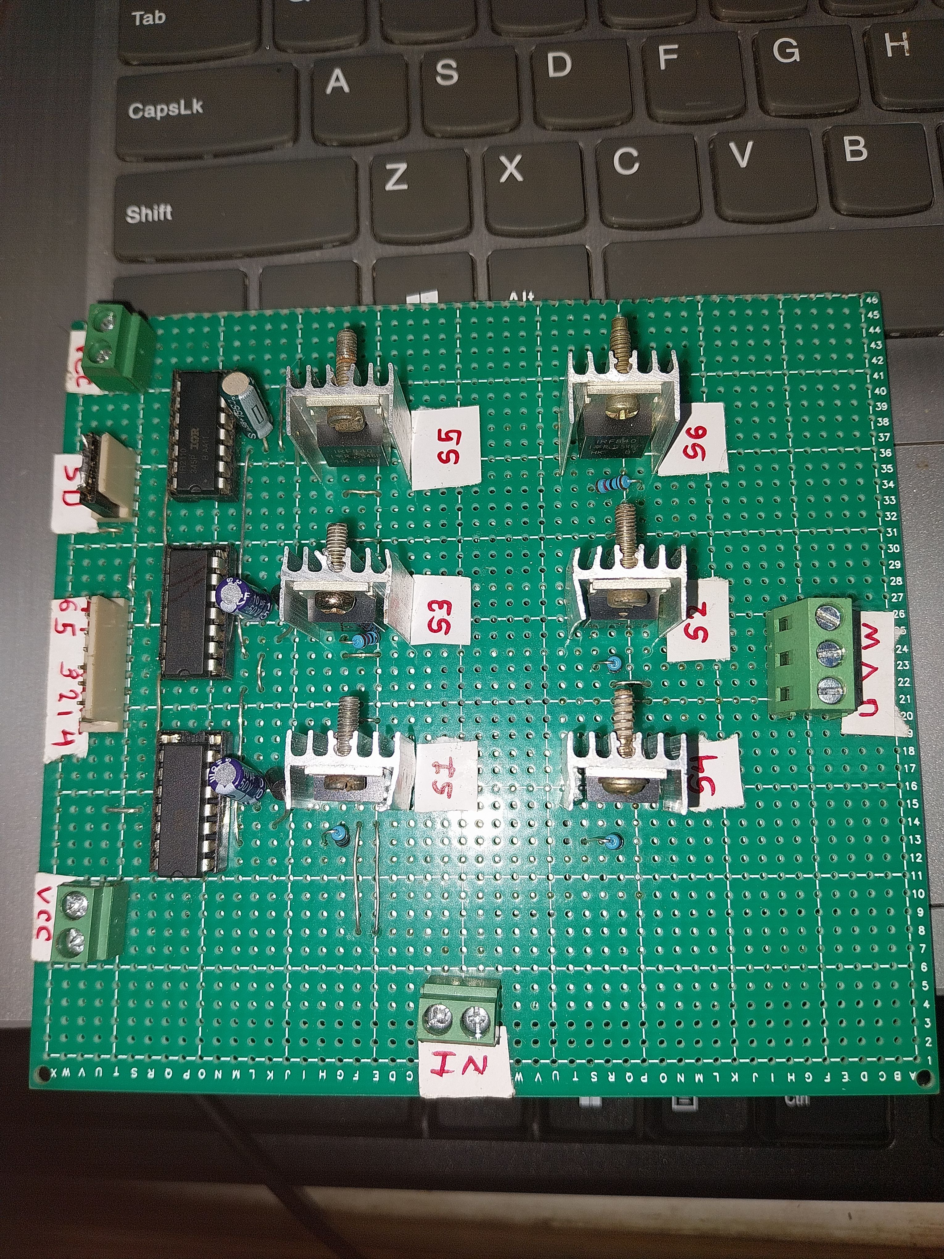 Three Phase Inverter Setup